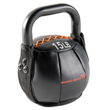 Load image into Gallery viewer, SOFT LEATHER  WRAP KETTLEBELL BIONIC BODY