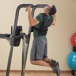 FUSION VERTICAL KNEE RAISE DIP PULL UP FCD POWER TOWER Finer Fitness Inc