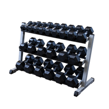 Load image into Gallery viewer, BODY SOLID 48&quot; 3-Tier Dumbbell Rack