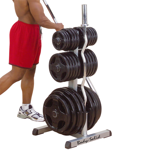 Body-Solid Olympic Plate Tree & Bar Holder