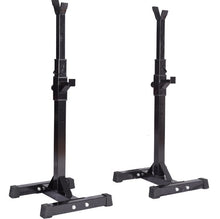 Load image into Gallery viewer, SONFIT Pair of Adjustable Squat Rack Stands