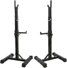 Load image into Gallery viewer, SONFIT Pair of Adjustable Squat Rack Stands