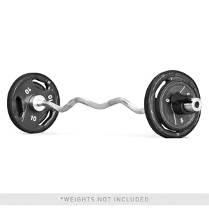 Marcy Solid Steel Olympic Curl Bar  Chrome-Plated Weight Bar | SOC-49