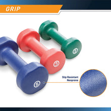 Load image into Gallery viewer, MARCY 3-Pair Neoprene Dumbbell Set with Case |