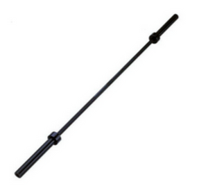 NYB-7 ft Olympic 32 MM Dia Black Power Bar with  Bearings (Rated-1000 lb.)