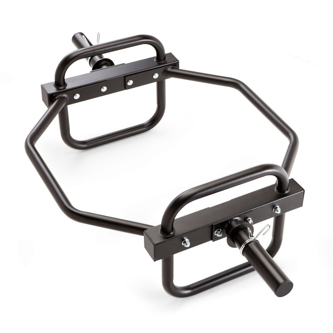 MARCY Olympic Hex Trap Bar / Shrug Bar with Raised Handles