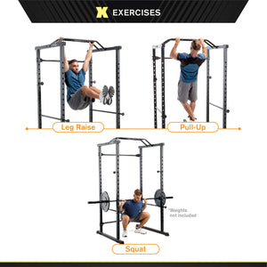 Power Cage with Multi-Position Grip Bar | Circuit Fitness AMZ-600CG