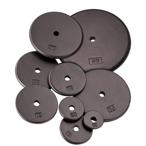 BODY SOLID Cast Iron 1" Standard Weight Plates