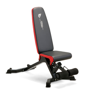 MARCY Utility Weight Bench with 5-Position Adjustable Seat | Circuit Fitness AMZ-563BN